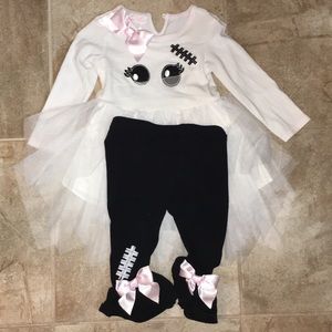 Girl Halloween ghost outfit